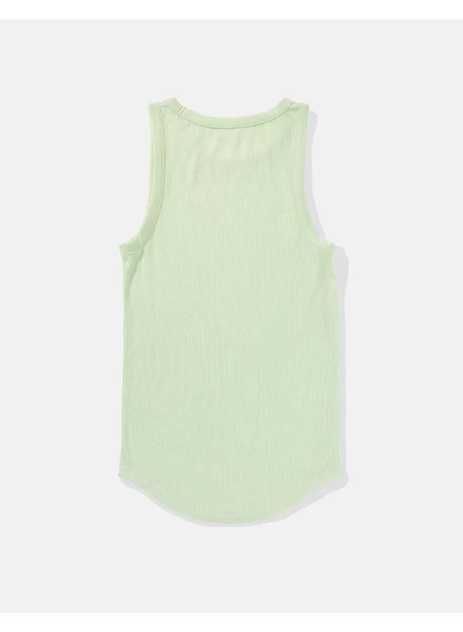 American Eagle Crew Neck Knitted Tank Top