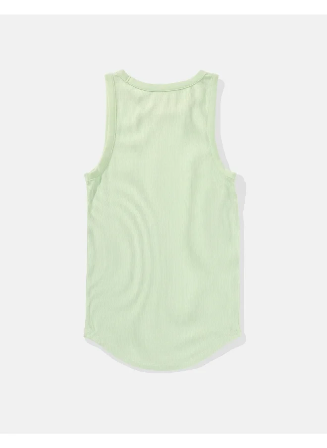 American Eagle Crew Neck Knitted Tank Top