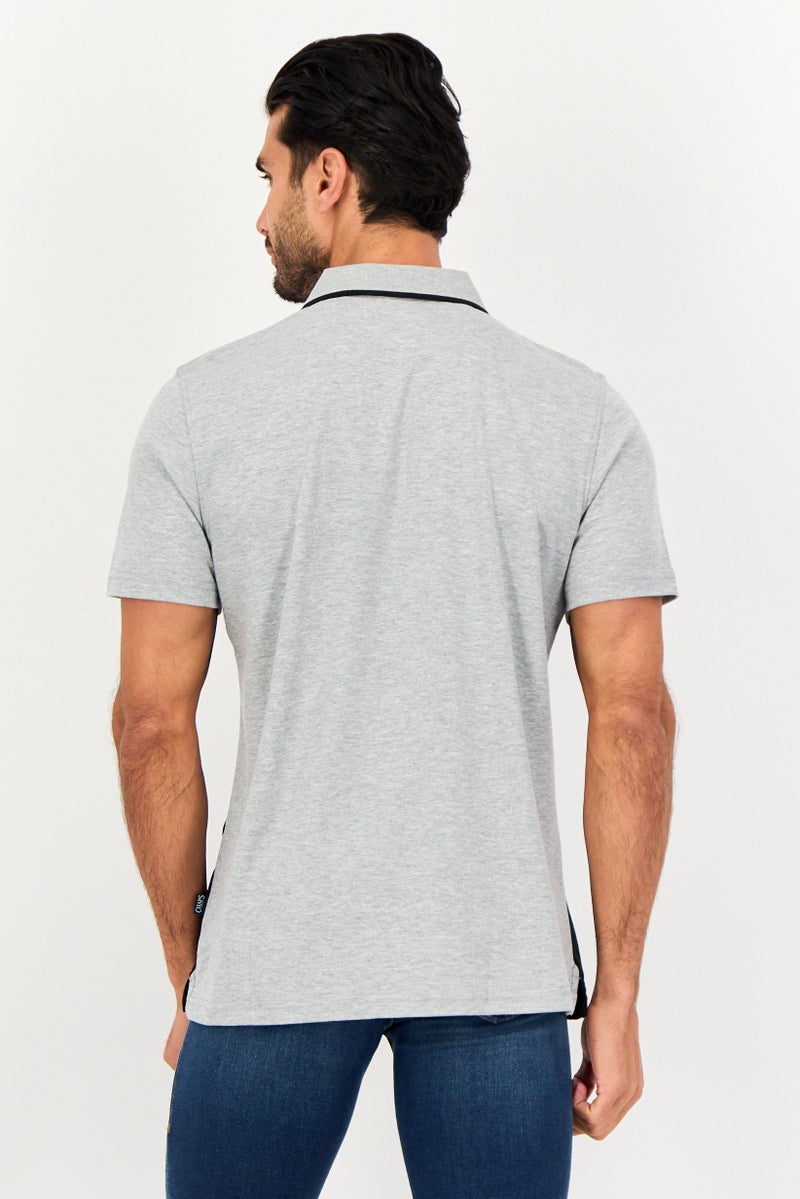 Chaps Men Regular Fit Colorblock Short Sleeve Polo Shirt, Multicolor - Image 4