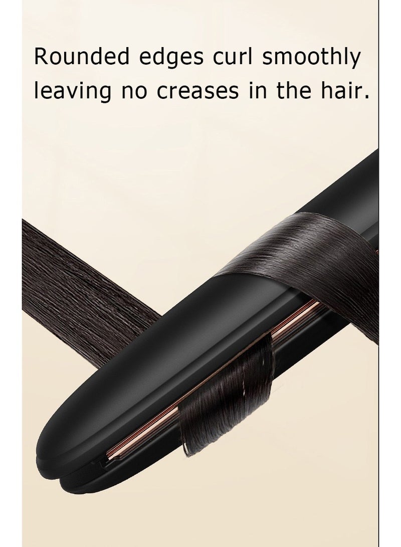 صن سباير مكواة فرد الشعر السيراميكية، مكواة فرد الشعر وتجعيده 2 في 1، تسخن في 30 ثانية، ثبات طويل الأمد دون تشابك، مزودة بخاصية الإيقاف التلقائي الذكي. مكواة فرد الشعر السيراميكية عالية الحرارة مزودة بتقنية أيونية و 5 إعدادات لدرجة الحرارة. - Image 4
