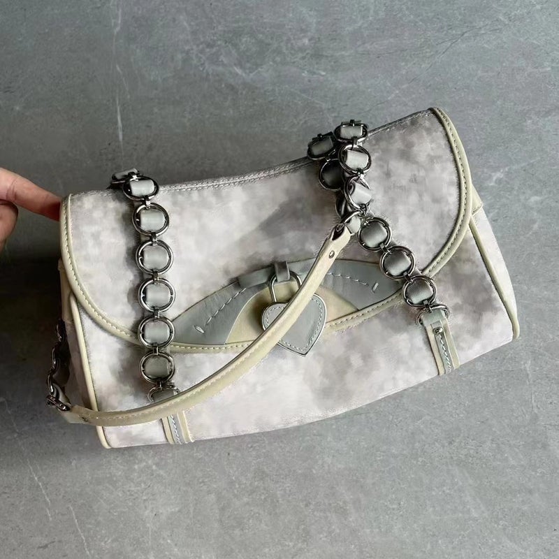 High-Quality Retro Love Lock Second-Hand Bag, Fashionable Millennium Bag, Armpit Bag, Shoulder Portable Chain Bag, Women'S Bag - Image 1