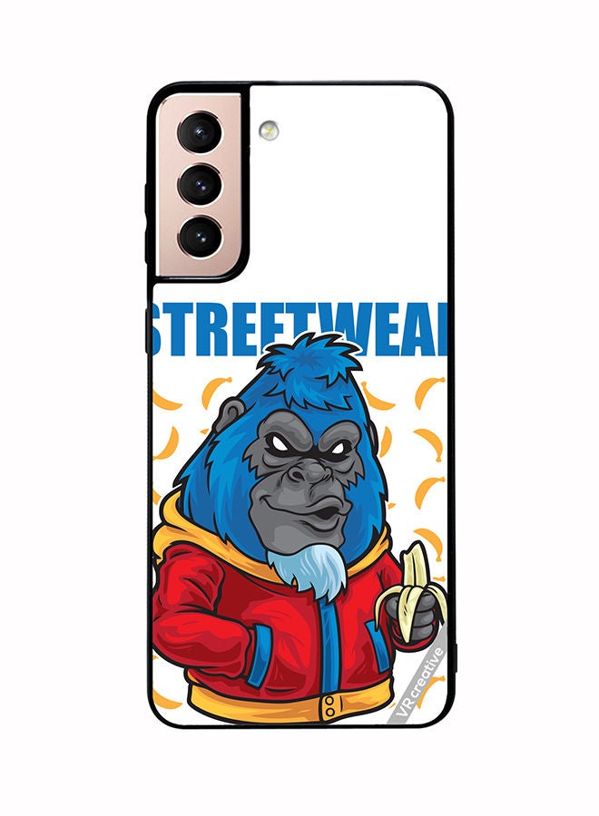 VR CREATIVE Protective Case Cover For Samsung Galaxy S21 5G Gorilla Streetwear Design Multicolour - Image 1