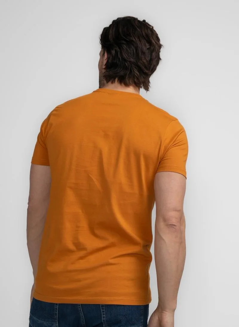 بترول اندستريز تيشيرت رجالي كلاسيك بطبعة