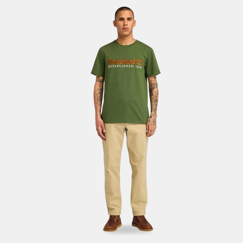 Timberland Men's Established 1973 Logo T-Shirt
