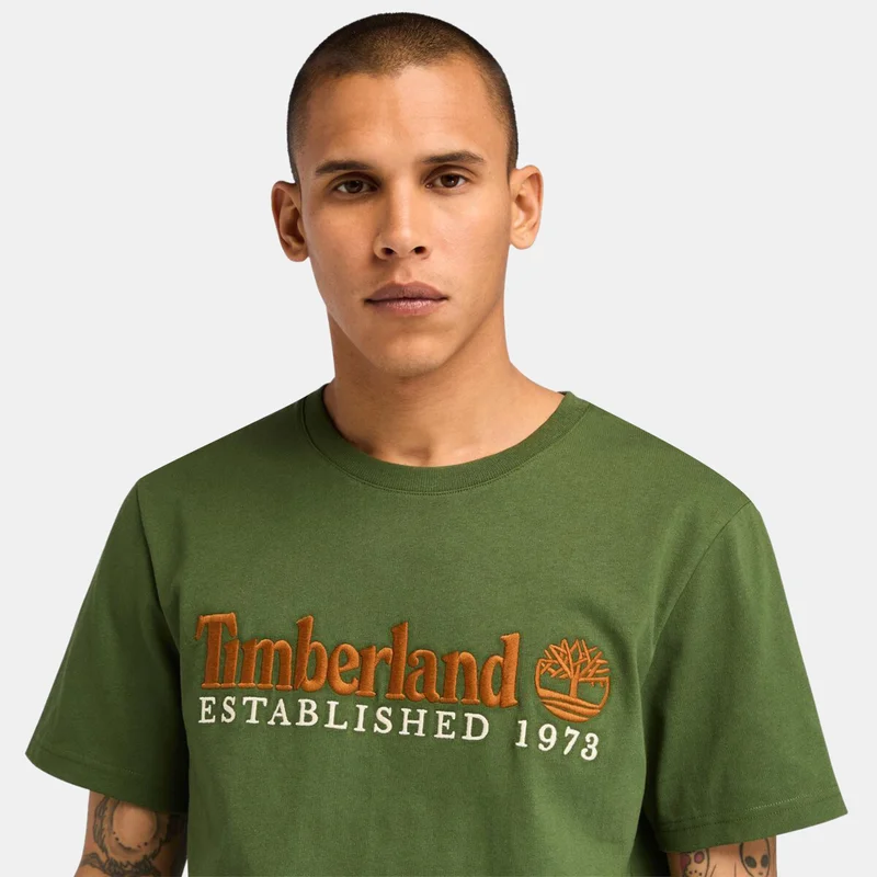 Timberland Men's Established 1973 Logo T-Shirt