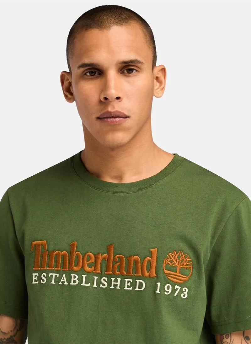 تمبرلاند تيشيرت رجالي مطرز تأسس 1973