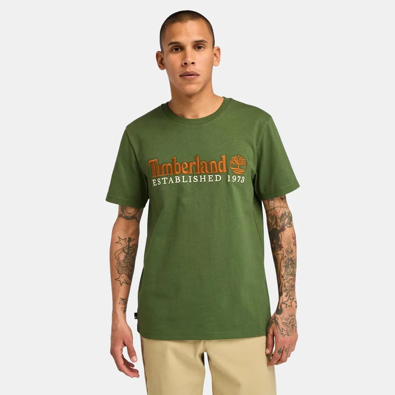 تمبرلاند تيشيرت رجالي مطرز تأسس 1973