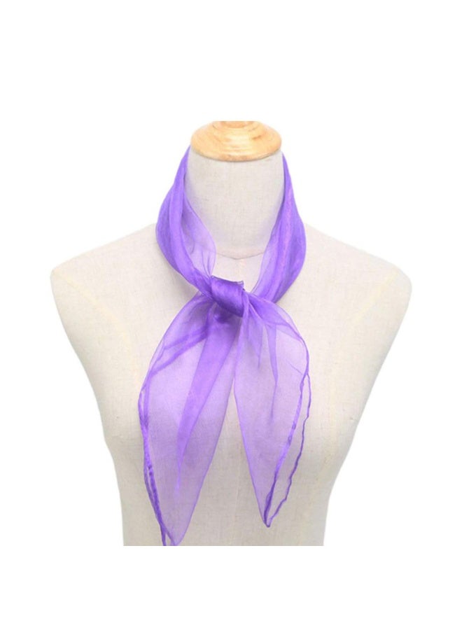18 Pieces Chiffon Juggling Dance Performance Scarves Set for Kids, 60x60 cm, 6 Colors - Image 4