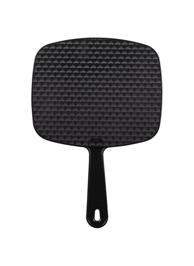ForPro Professional Collection ForPro Professional Collection Premium Hand Mirror with Handle, 6.3" W x 9.6" L, Multi-Purpose Handheld Mirror with Distortion-Free Reflection, Black  - Image 2