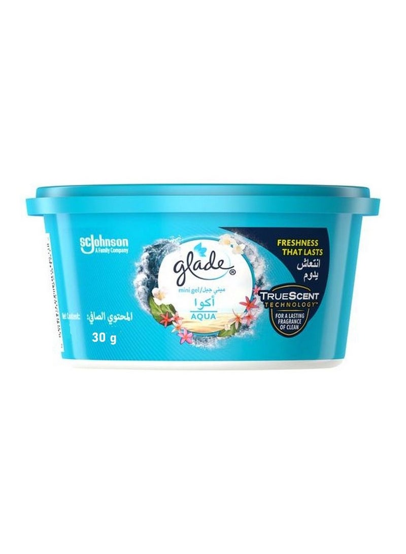 جليد معطر السيارة ميني جل برائحة الأكوا 30 جم