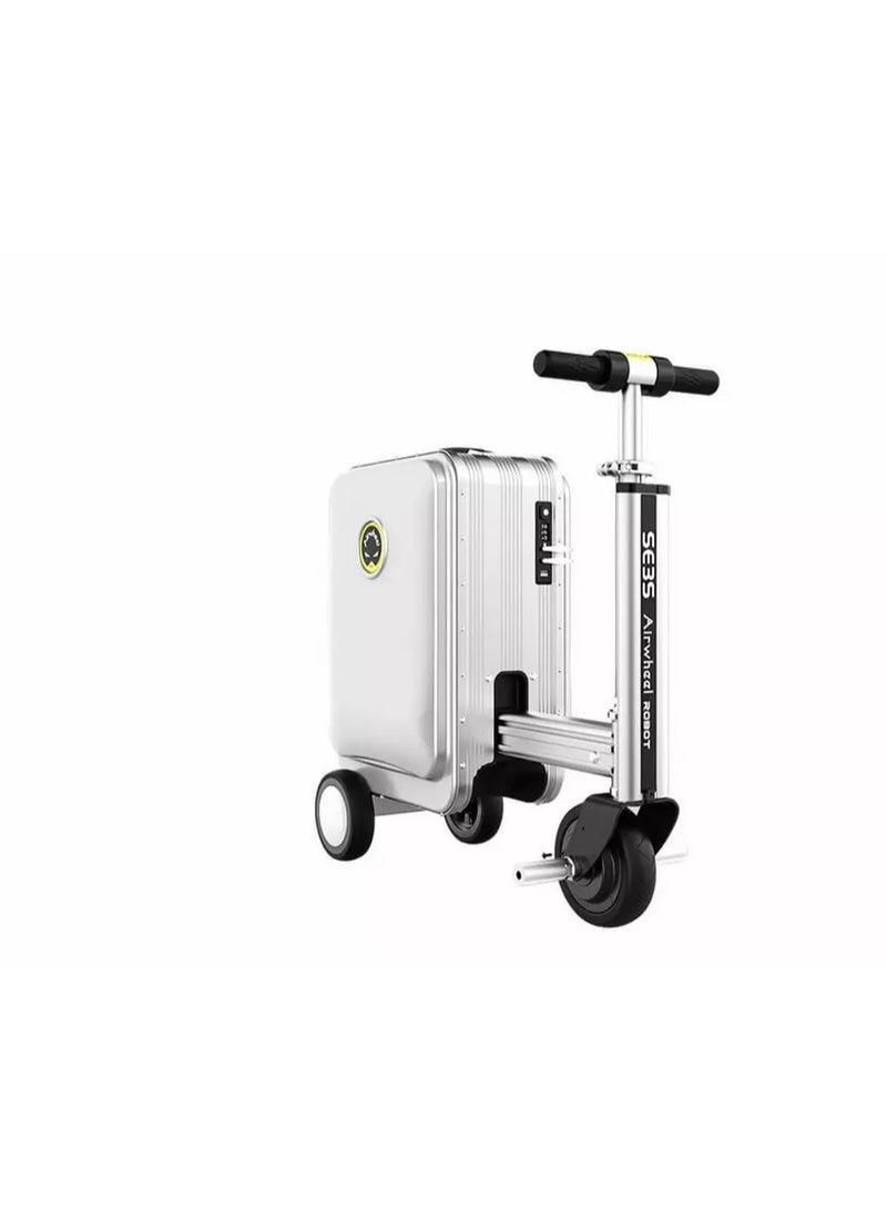 Airwheel Smart Electric Scooter Suitcase, 20 Inch, Silver, SE3S - Image 3