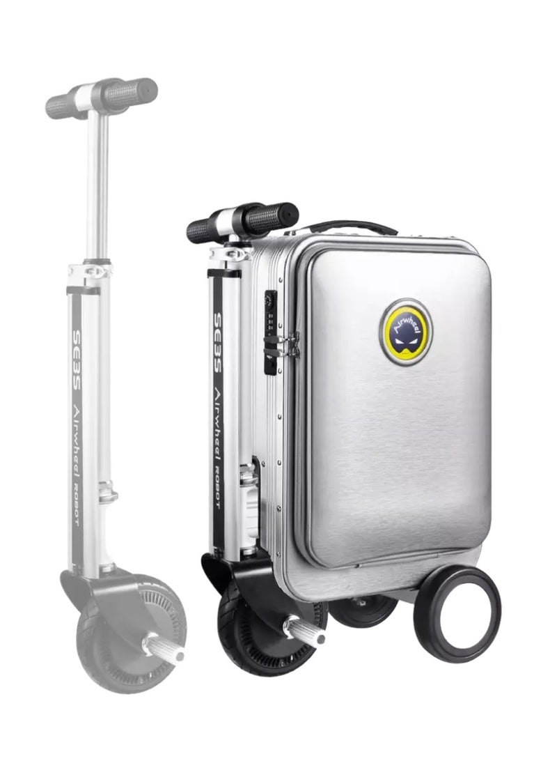 Airwheel Smart Electric Scooter Suitcase, 20 Inch, Silver, SE3S - Image 5