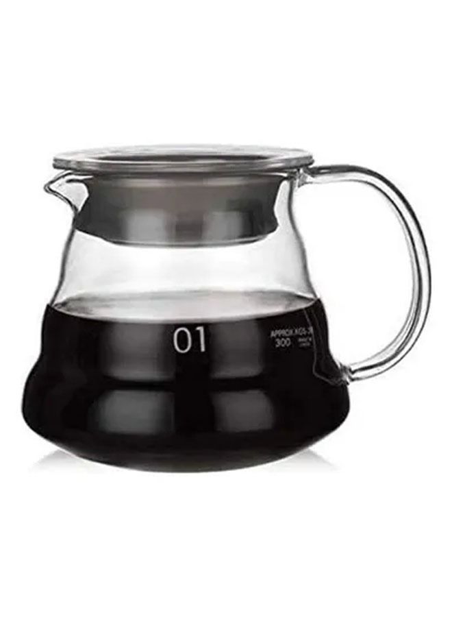 هومستر اسكب وعاء القهوة الزجاجي الشفاف - Image 1