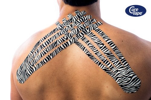 CureTape Art | Kinesiology Tape for Body Pain | Elastic Therapeutic | Waterproof Athletic | Long-Lasting Medical K (Zebra) - Image 3