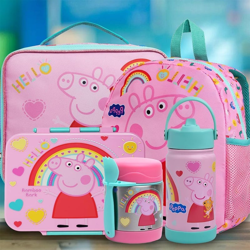 Bamboo Bark Peppa Pig Kids Backpack - Lightweight & Durable Preschool Bag for Toddlers - Image 5