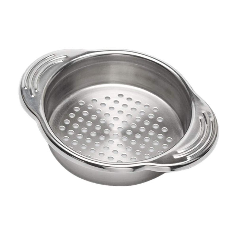 NatSumeBasics NatSumeBasics Sleek Stainless Steel Food Tuna Strainer Sieve Can Colander Press Lid Oil Drainer Remover for Daily Tuna Vegetables Beans and More Dishwasher Safe Home Kitchen Utensils Tool 