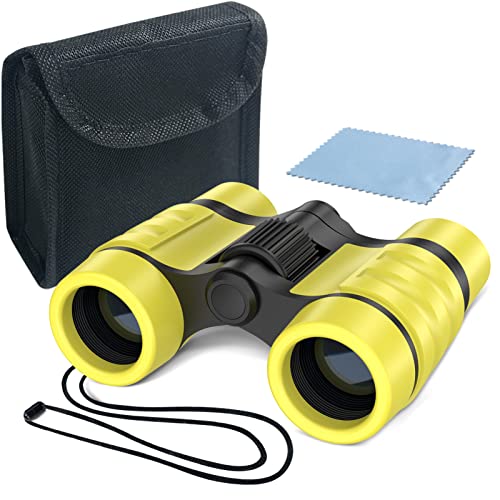ESSENSON Binoculars for Kids Toy Gift for 3 4 5 6 7 8 Year Old Boys Girls Kids Telescope Outdoor Toys for Sports and Outside Play Hiking Bird Watching Travel Camping Birthday PresentsYellow - Image 1
