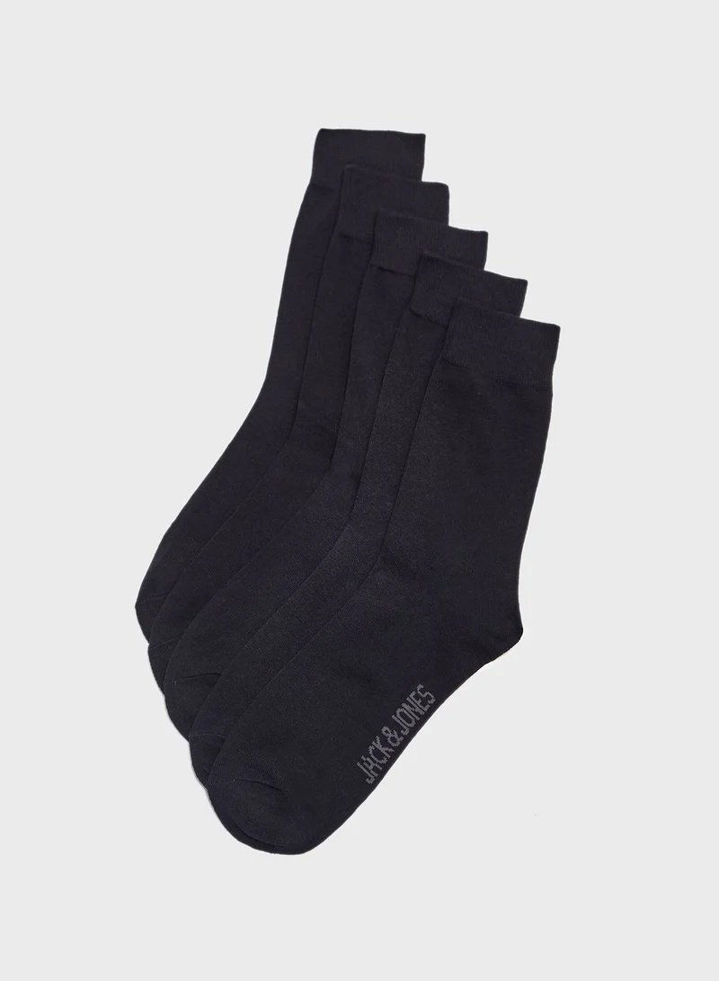 JACK & JONES 5 Pack Classic Crew Socks