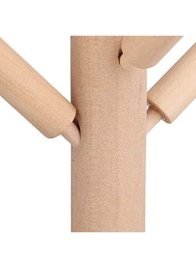 Yellow Leaf Style Wood Building Blocks Tree Set Educational DIY Puzzle Toy Kids - Image 4