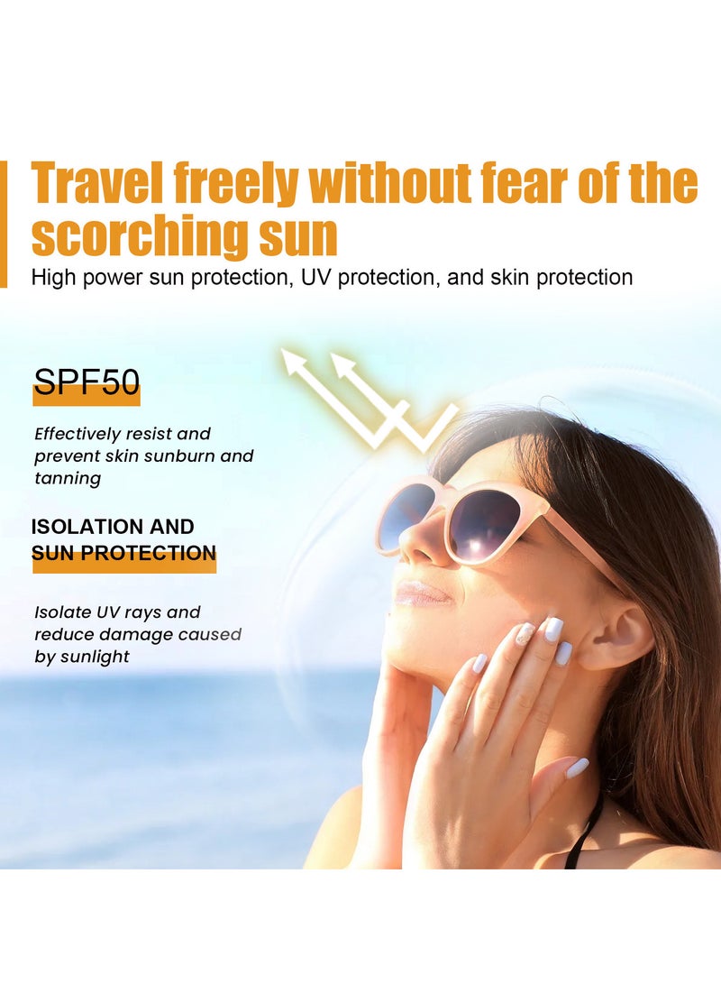 EELHOE CLEAR MOISTURIZING AND SUN CREAM SPRAY SPF50+ PA+, REFRESHING MOISTURIZING  AND CARING SKIN MAKE THE SKIN TENDER MOIST AND RADIANT, Refreshing Moisturizing & Caring for the Skin, The Skin Feels Fresh and Makes the Skin look Supple and Moisturized, to Prevent Uv Damage to The Skin, Summer for Both Men And Women150ml - Image 5