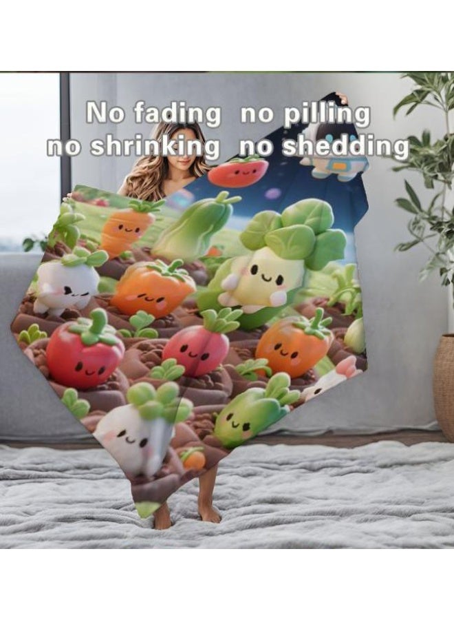 عام بطانية رقيقة من الفانيلا الكرتونية للأطفال والرضع (دافئة ومريحة، ومناسبة للنوم والألعاب) 70 سم * 100 سم - Image 3