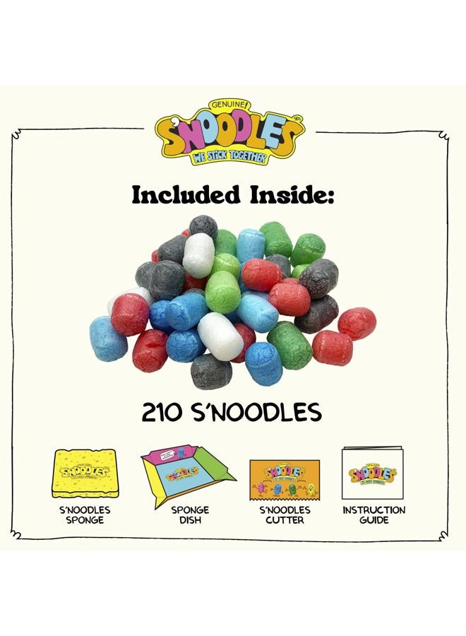 Schylling S'Noodles - Creative Building Craft Kit - Just Add Water - Ages 4 and Up - One Kit - Image 3
