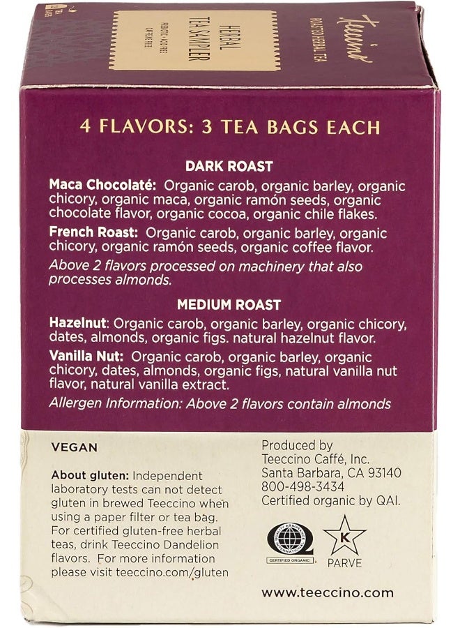 Teeccino Roasted Herbal Tea Sampler Pack - Image 2