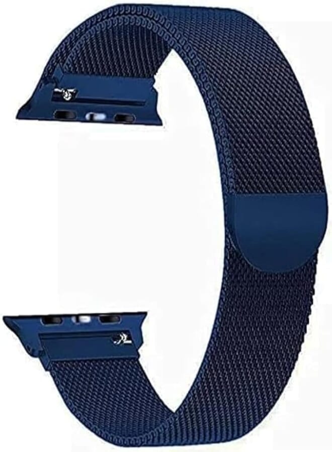G-Power Stainless Steel Replacement Wrist Band Strap With Elegant Simple Design And High Elasticity Specially For Samsung Galaxy Smart Watches - Navy 