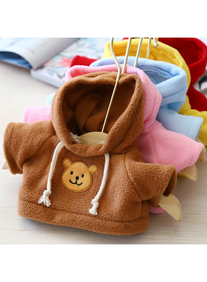 Bear Doll Clothes Accessories Sweater Sweatshirt Plush Toy Clothing Replacement Parts For Dolls Stuffed Animals-Color:Pink Sweater-Height:40cm Bear Wear