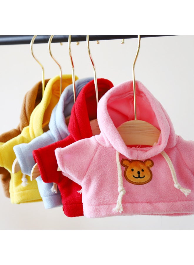 Bear Doll Clothes Accessories Sweater Sweatshirt Plush Toy Clothing Replacement Parts For Dolls Stuffed Animals-Color:Pink Sweater-Height:40cm Bear Wear