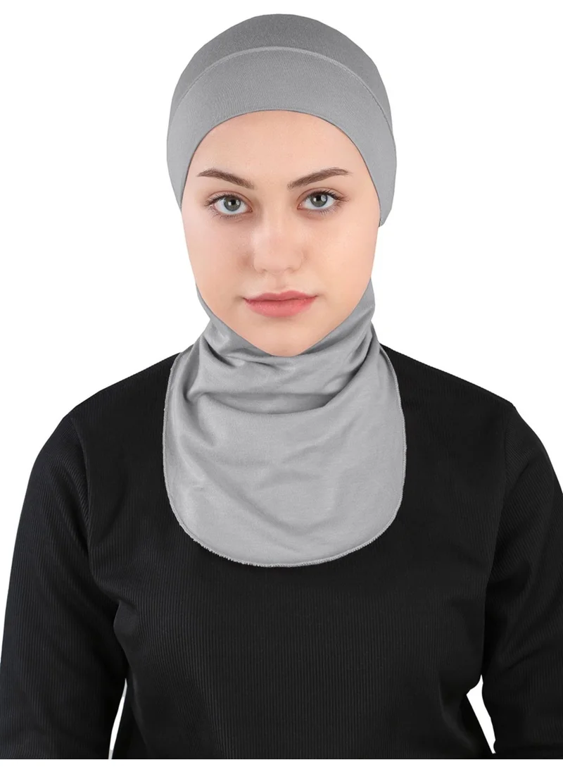 Ecardin Small Hijab Bonnet - St 225 Dark Grey