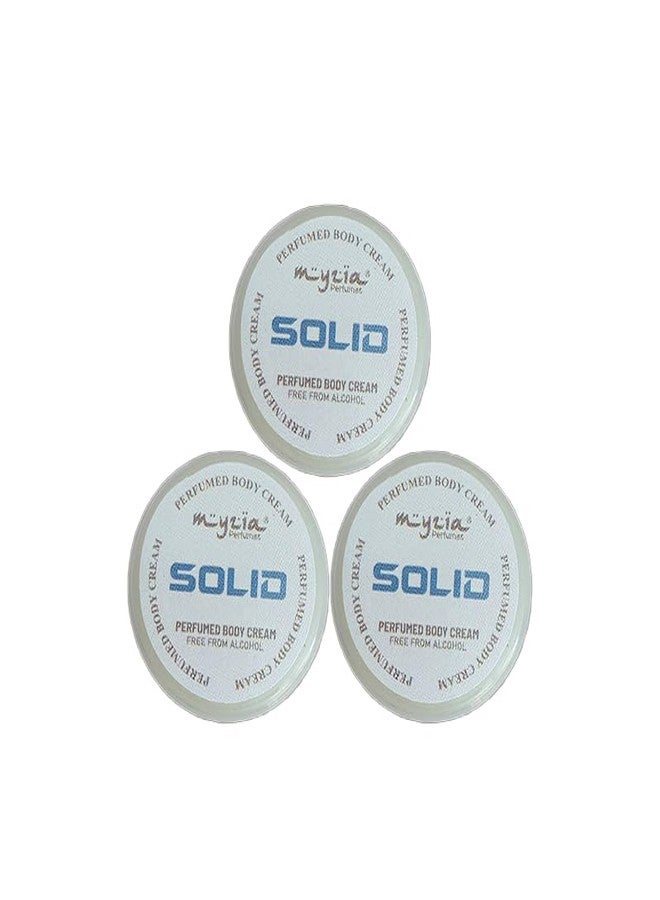 Solid Perfumed Body Cream 12gm (Pack of 3) - Image 2