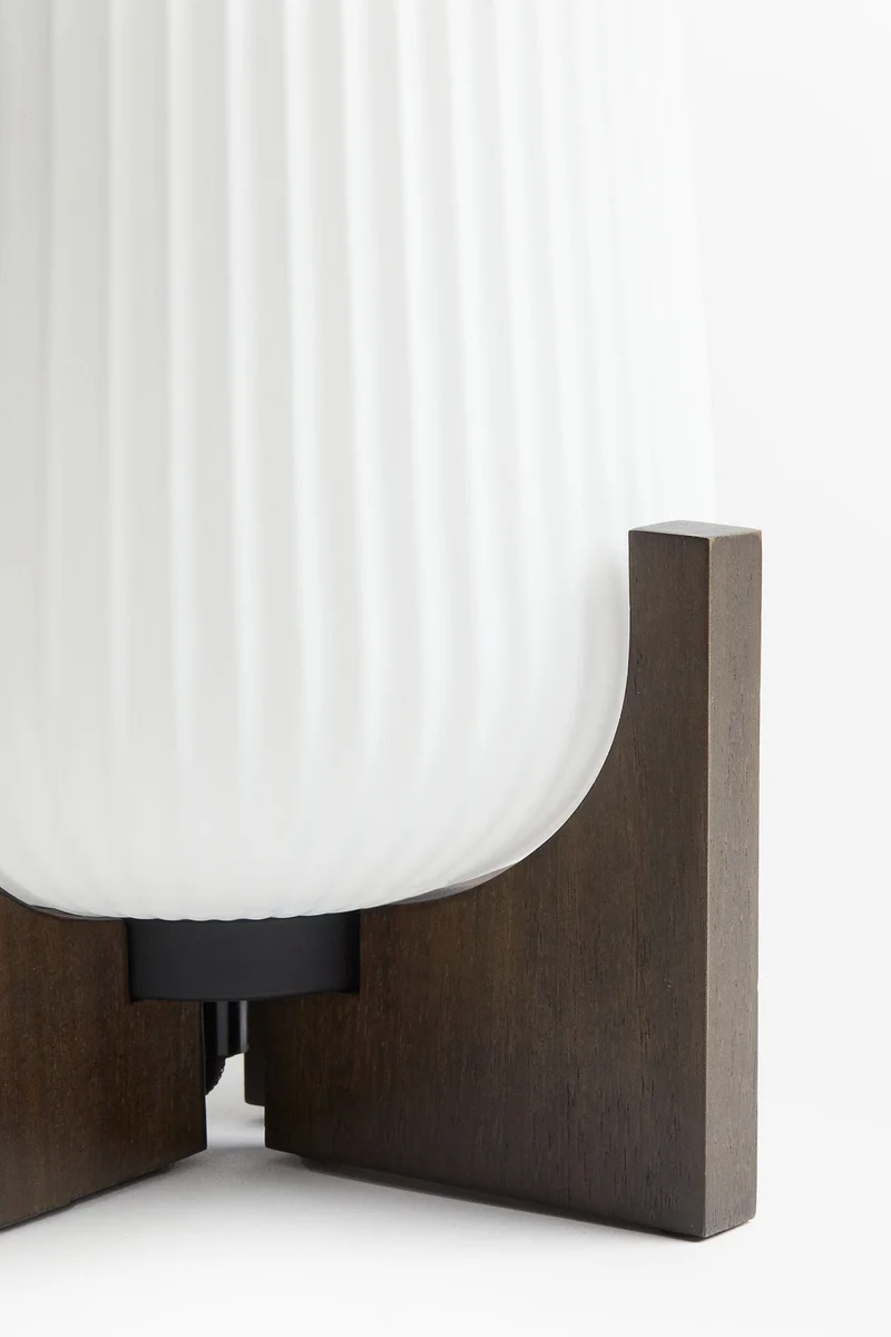 H&M Glass table lamp