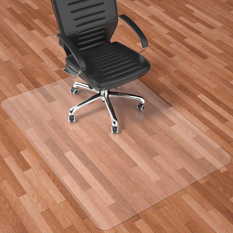 Naturehydro Office Chair Mat for Hardwood Floor 48 x 36 Transparent Floor ProtectorEasy Glide Rolling Desk Chair Floors Mat BPA and Phthalates Free Rectangle