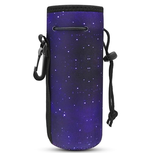 ALEIFLE Water Bottle Carrier,Insulated Neoprene Water Gym Travel bottle Holder Bag Protector Sleeve Case Pouch Cover 0.6L or 0.75L, Great for Stainless Steel and Plastic Bottles (STAR) - Image 1