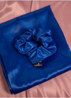 Nala Nala satin  Blue scrunchies set of 3  - Image 2
