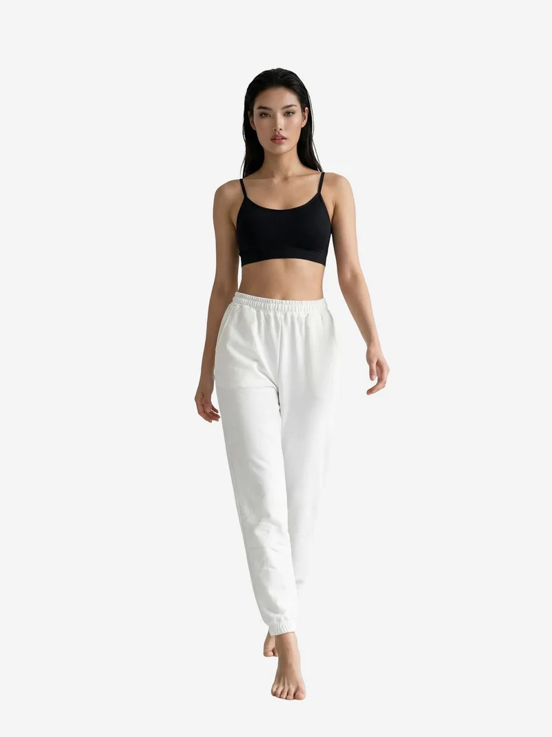 ماي فاشن MY FASHION Elastic Waist Jogger Sweatpants