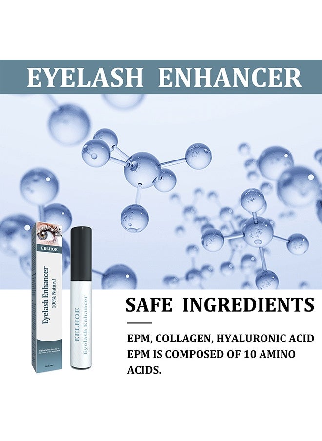 EELHOE Eyelash Enhancer - Fuller And Longer Looking Lashes Lash Enhancing Serum For Natural Lashes Or Lash Extensions & Brows, Vegan & Cruelty-free  - Image 2
