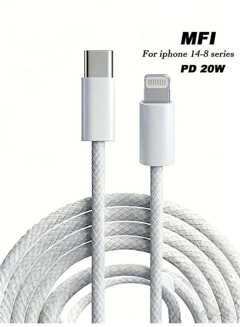 tuoxing iPhone Charger Cable 1M[MFi Certified] USB C to Lightning Cable Fast Charging Power Delivery PD 20W iPhone Charging Cable for iPhone 14/14 Pro/14 Plus/14 Pro Max, iPad Pro, iPhone 8-13 All Series - Image 1