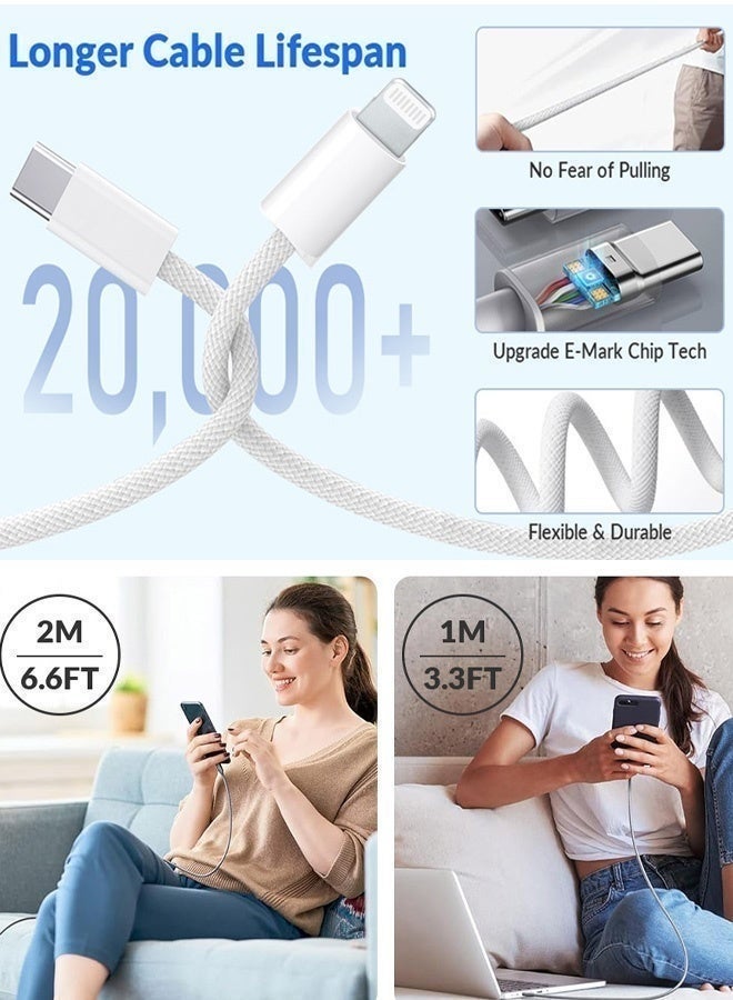 tuoxing iPhone Charger Cable 1M[MFi Certified] USB C to Lightning Cable Fast Charging Power Delivery PD 20W iPhone Charging Cable for iPhone 14/14 Pro/14 Plus/14 Pro Max, iPad Pro, iPhone 8-13 All Series - Image 5
