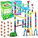 Marble Genius Marble Run Explorer Set STEM Toys  Maze Construction Building  85 Translucent Track Pieces  Glass Marbles for Family Kids Toddlers Ages 48  Fun Holiday Creative Gifts - Image 4
