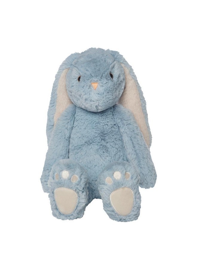 Manhattan Toy Manhattan Toy River The Blue & Light Apricot Snuggle Bunnies 12" Stuffed Animal with Embroidered Accents - Image 1