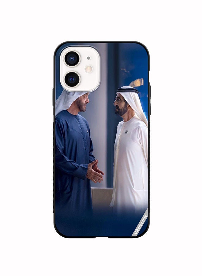 VR CREATIVE Protective Case Cover For Apple iPhone 12 mini Sheikh Mohamed Bin Zayed Al Nahyan And Sheikh Mohammed Bin Rashid Al Maktoum Design Multicolour - Image 1