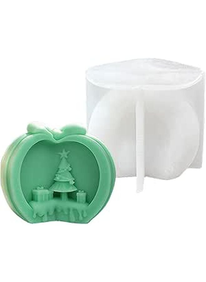 Snake Fruit Christmas Tree Silicone Mold For Soap Chocolate Baking - Image 1