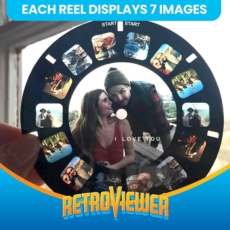 IMAGE3D Custom Viewfinder Reel Plus RetroViewer - for Kids, & Adults, Classic Toys, Slide Viewer, Retro, Vintage, May Work in Old Toys (Red) - Image 4