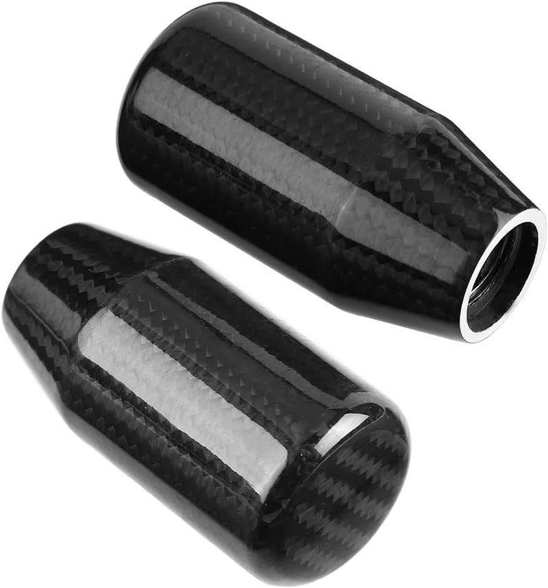 Tbest Gear Shift Knob,Shift Lever Knob,Knob Head,Car Modified Carbon Fiber Stand Head Manual Lever Knob Head Stick Shift Knob Gear Knob Carbon Fibre m9x1.25 Shift knob Gear knob 6 - Image 5