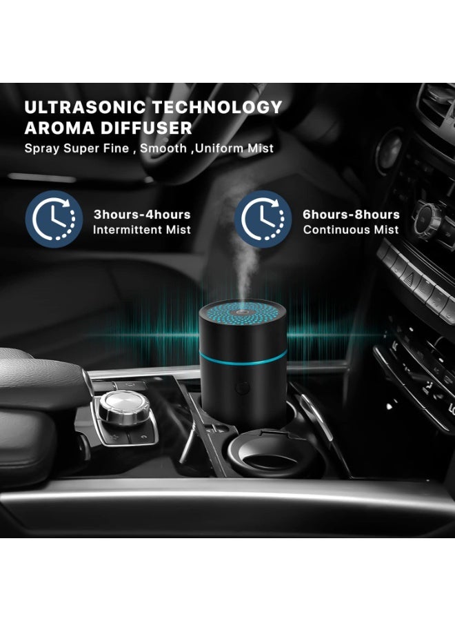 Mini Ultrasonic Car Diffuser, USB Aroma Air Freshener, Portable Essential Oil Humidifier for Car & Hotel - Image 4