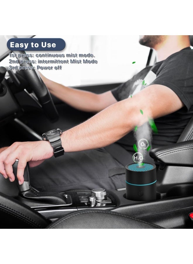 Mini Ultrasonic Car Diffuser, USB Aroma Air Freshener, Portable Essential Oil Humidifier for Car & Hotel - Image 3