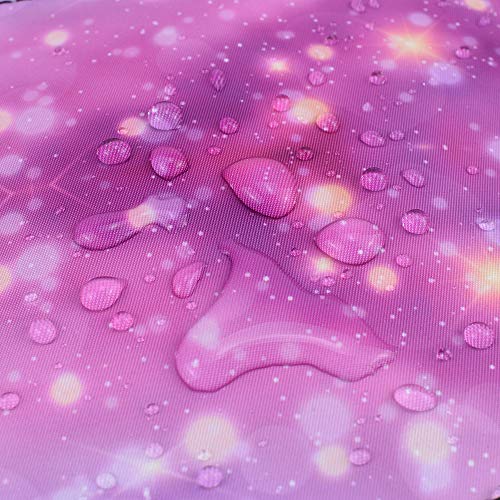 CLOUDMUSIC Ukulele Case Gig Bag Padded Backpack For Soprano 21" Inch(Soprano,Pink Purple Starry Night) - Image 5