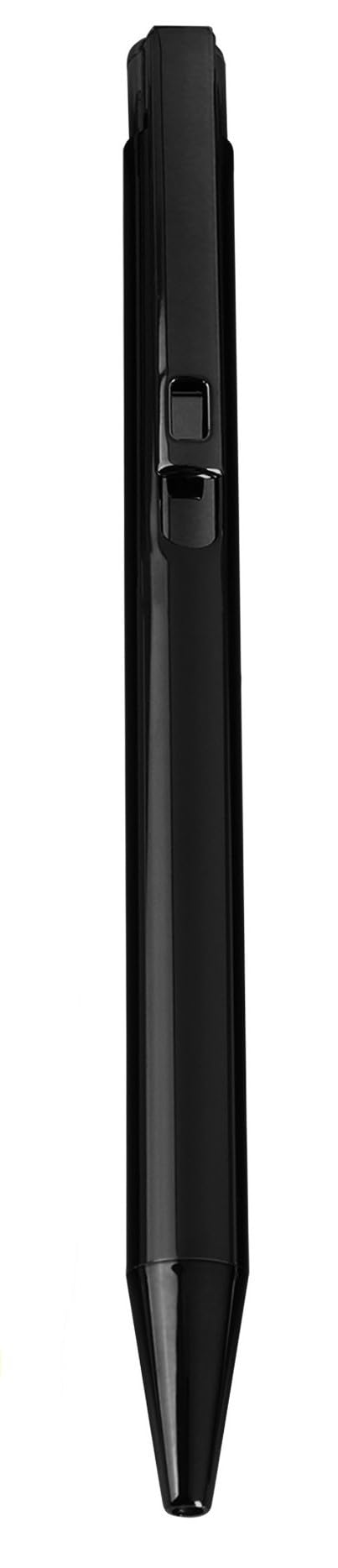 worison Elegant Slim Metallic Retractable Ballpoint Pens Smooth, Sturdy Ideal for Gifting (Black, Pack of 1) - Image 1